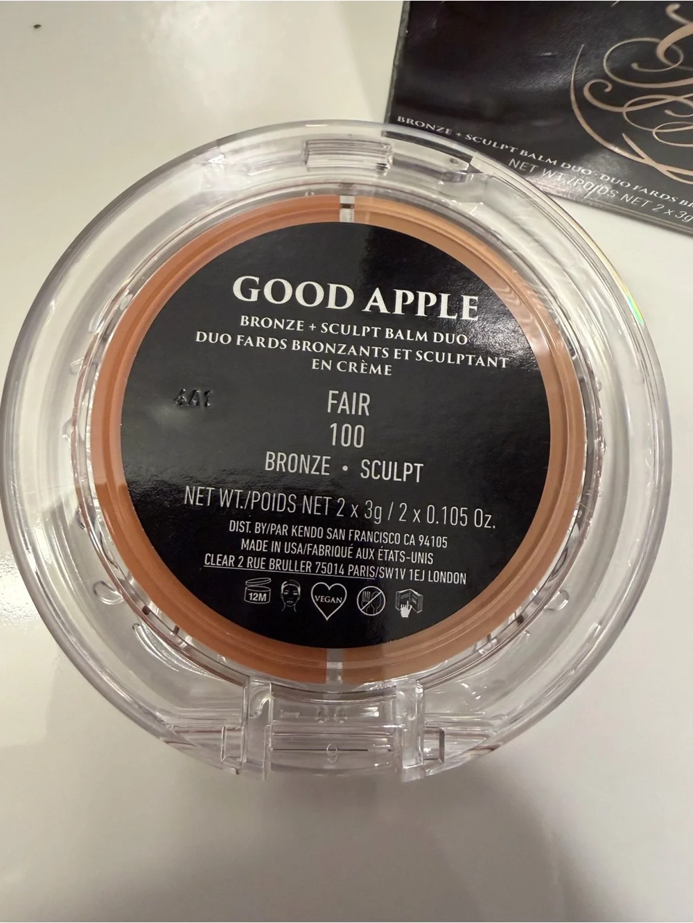 KVD Beauty - “Good Apple Bronze & Sculpt Balm Duo” (Shade: Fair - 100) - NEW